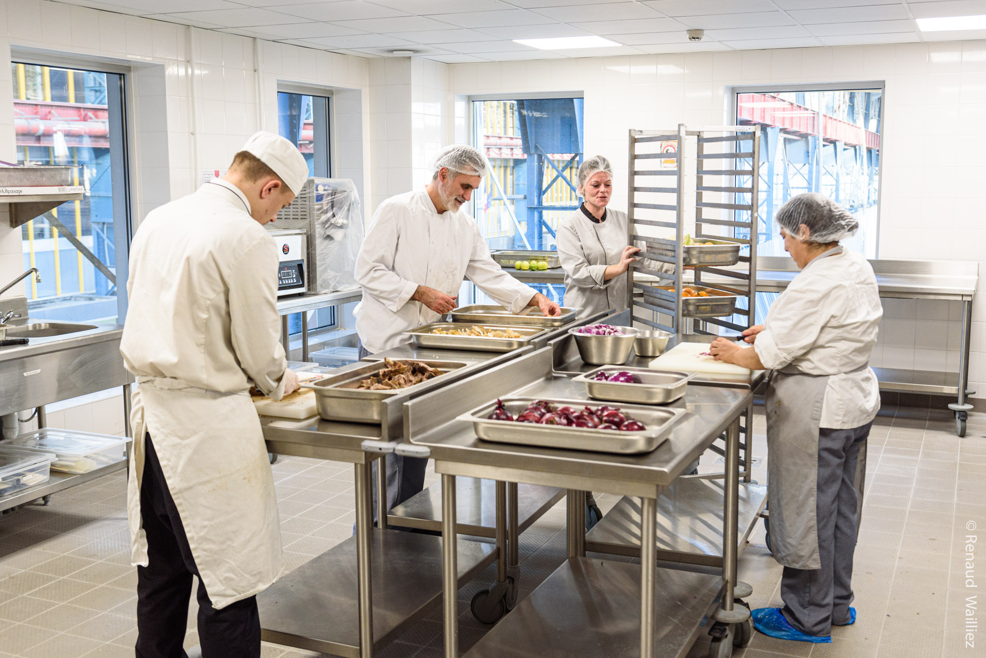 Cuisine professionnelle pour revaloriser des invendus